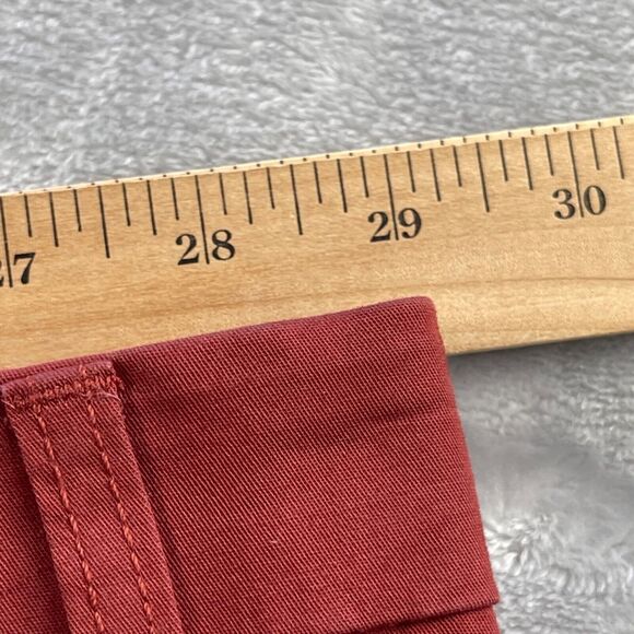 Dockers Shorts Mens 58 Red Ultimate Khaki Flat Front Supreme Flex 9" Inseam - Picture 4 of 16